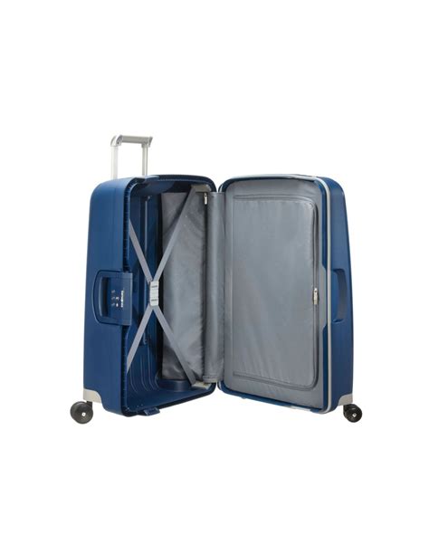 Maleta Grande 75cm TSA S Cure Spinner 4R Samsonite Azul