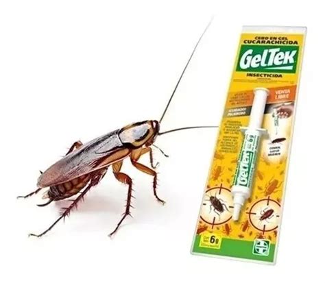 Jeringa Grande Veneno En Gel Geltek Para Cucaracha 12 Gr En Venta En