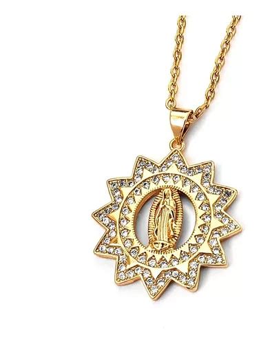 Cadena De Acero Con Dije Virgen Guadalupe Iconic Store En