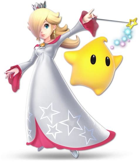 File Rosalina White Ssbu Png Super Mario Wiki The Mario Encyclopedia