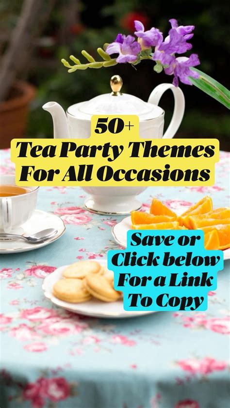 Creative Tea Party Themes Simple Elegant And Fun