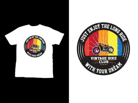 Premium Vector Vintage Bike T Shirt