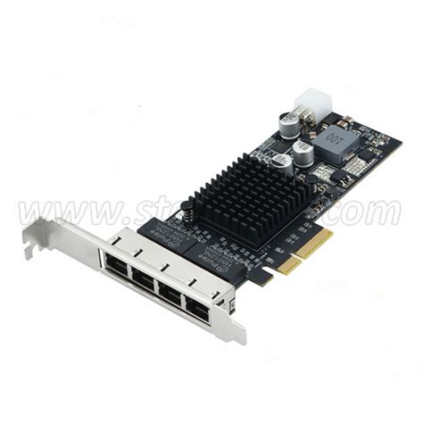 PCIe 4 Port Gigabit PoE Card China STC Electronic Hong Kong