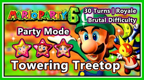 Mario Party 6 30 Turns Royale Luigi Mario Peach Daisy