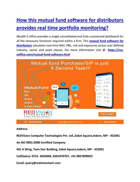 Ppt How This Mutual Fund Software For Distributors Provides Real Time