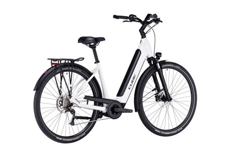 Bicicleta Electrica CUBE SUPREME SPORT HYBRID ONE 500 EASY ENTRY White