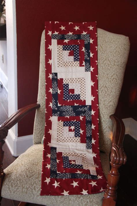 4th Of July Table Runner Quilted Table Runners Quilted Table