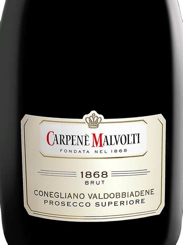 Carpenè Malvolti Conegliano Valdobbiadene Prosecco Superiore Brut