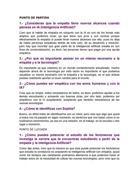 Punto De Partida Diario De Reflexiones Unidad Punto De Partida