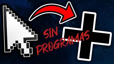 Como cambiar el cursor del Mouse fácil sin programas 2020 YouTube