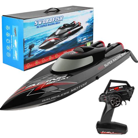 Buy Heyishengxiao Remote Control Boat 60KM H High Speed Brushless 2 4