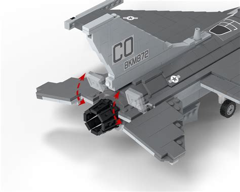 F C Fighting Falcon Supersonic Multirole Fighter Brickmania Blog