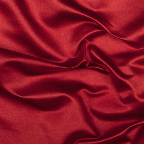 Silk Duchesse Satin Red Premium Collection