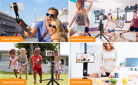 Tall Selfie Stick Tripod With Remote Upgrade Aluminum Alloy