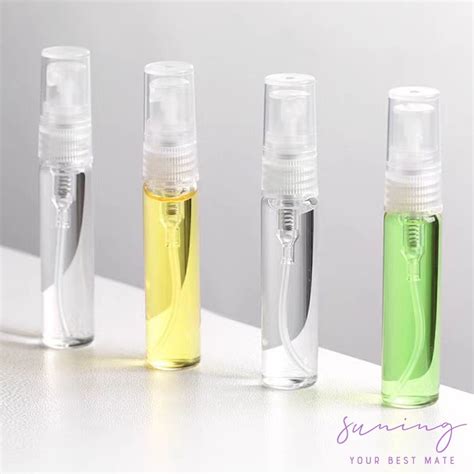 Jual Botol Spray Kaca Ml Parfum Vial Travel Refill Atomizer Tutup