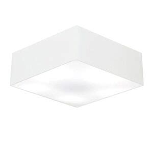 Plafon Quadrado Vivare Md 3002 Cúpula Em Tecido 15 50x50cm Bivolt