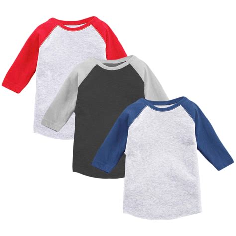 Raglan Baseball Shirt Boys Youth Raglan Shirt Kids Baseball Tee XS S M L XL Age 6 to 18 Years ...