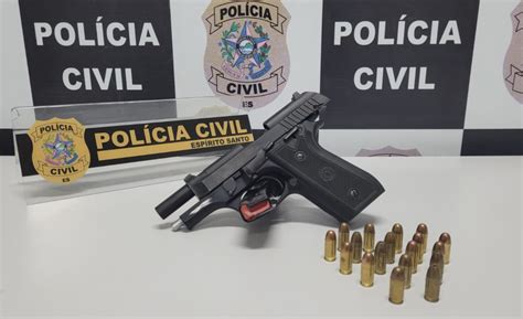 Pces Denarc Prende Suspeito E Apreende Pistola Numera O Raspada