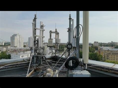 Как устроена вышка сотовой связи и как устанавливают секторные и ...
