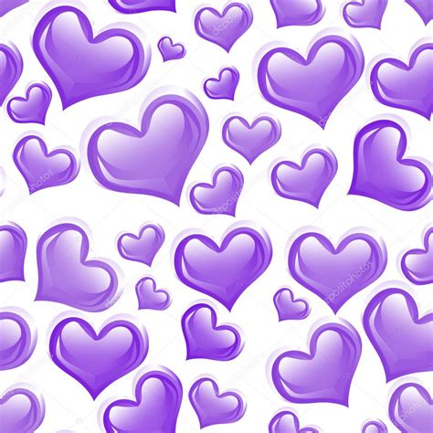 Purple Hearts Background — Stock Photo © Karenr 11957506