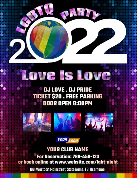 Lgbt Night Party Template Postermywall