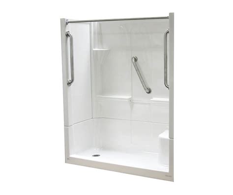 Almedia X Acrylx Alcove Right Hand Drain Four Piece Shower In