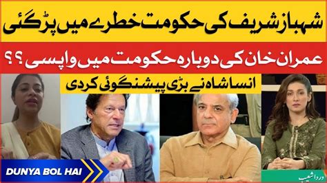 Shahbaz Sharif Govt In Big Trouble Unsa Shah Big Prediction About