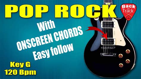 Soulful Guitar Backing Track Pop Rock 120Bpm Key G YouTube