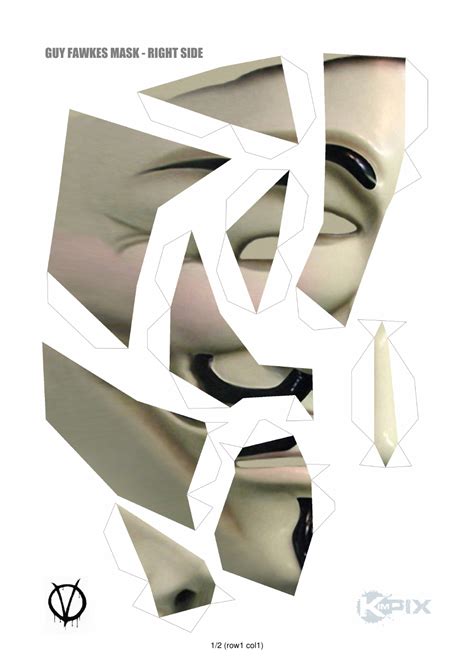 Guy Fawkes Mask Template - Kimpix Download Printable PDF | Templateroller