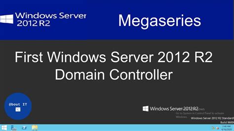 Install First Windows Server 2012 R2 Domain Controller YouTube