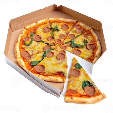 Hot Italian Pizza Isolated 21665604 Png