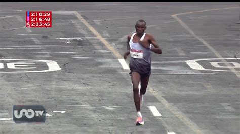 Keniano Edwin Kiprop Kiptoo Gana Marat N De La Cdmx Telcel Ve