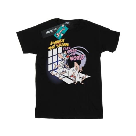 Animaniacs Herr Pinky Och The Brain Ta Över Världen T Shirt Black L Black L Fyndiq