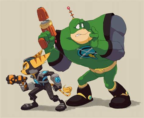 Ratchet And Qwark By ~nmrbk On Deviantart Video Game Characters