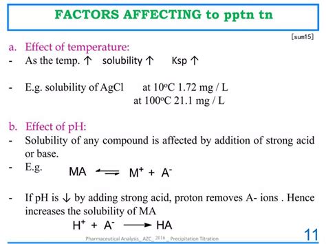 Precipitation Titration Pharmaceutical Analysis B Pharmacy Amit