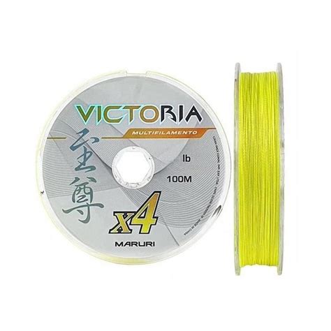 Linha Multifilamento Victoria X Mts Amarelo Maruri Mm