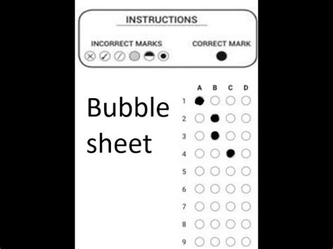 Bubble Sheet Youtube