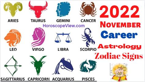 November 2022 Career Horoscope All Zodiac Signs