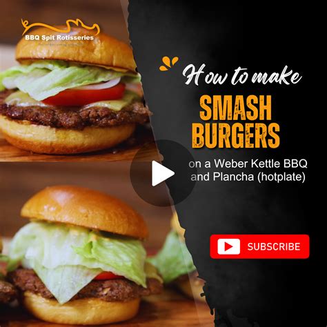 How To Make Smash Burgers On A Weber Kettle Bbq And Plancha Hotplate