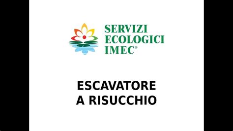 Escavatore A Risucchio Youtube