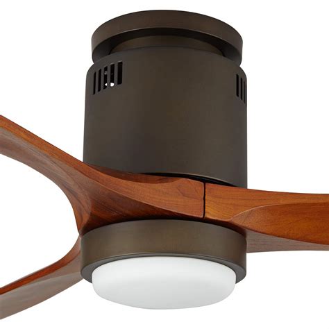 52 Windspun Walnut Oil Rubbed Bronze Led Dc Hugger Ceiling Fan