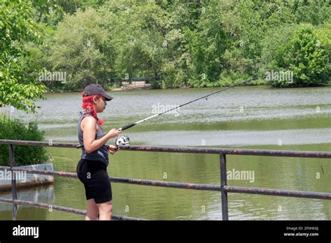 Young Fisherwoman Hi Res Stock Photography And Images Alamy