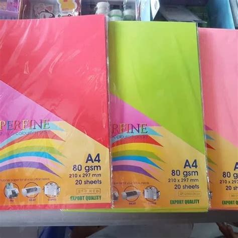 Jual Kertas Hvs Warna A Gr Paperfine Di Lapak Gunan Shop Bukalapak