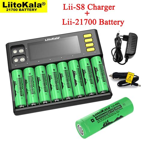 Liitokala Lii S Batterioplader Til V Li Ion V Aa Nimh