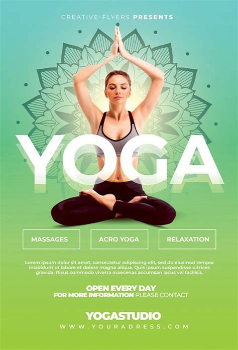 Find Graphic Resources For Yoga Flyer Vectors And Free Psd Files Free Photoshop Files