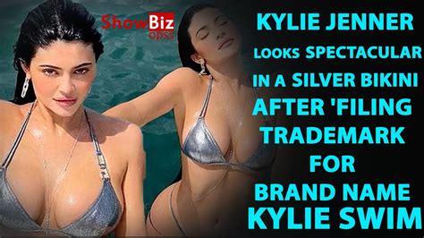 Kylie Jenner Looks Spectacular In A Silver Bikini After Filing