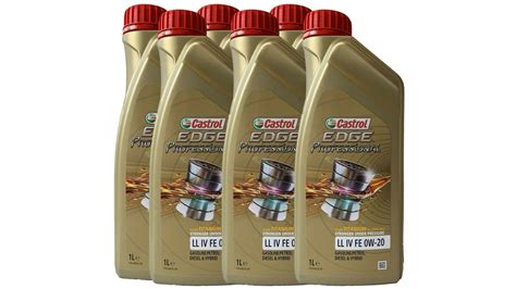 Castrol Edge Professional LL IV FE 0W 20 6 X 1 Liter VW 50800 50900