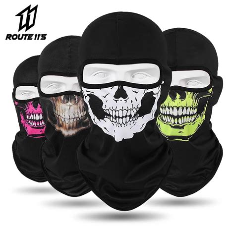 Herobiker Motorcycle Mask Balaclava Motorbike Skull Ride Costume Scared