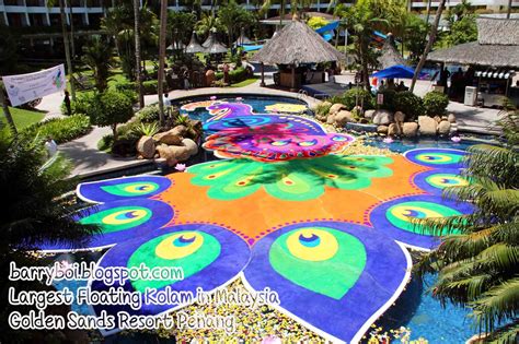 Largest Floating Kolam in Malaysia by Golden Sands Resort Penang