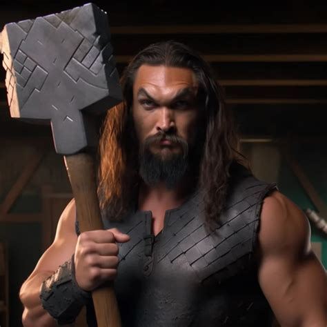 See Jason Momoa As A Minecraft Character For The Minecraft Movie